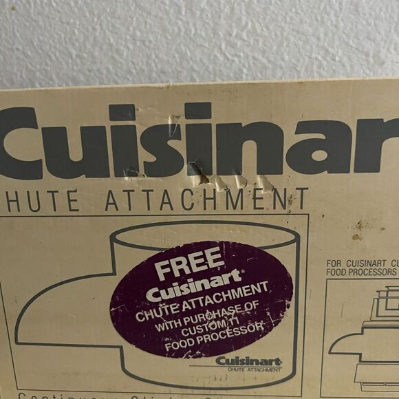 Cuisinart Little Pro Work Bowl W/ Chute Attachment Part DLC-807 Replacement - Picture 4 of 7